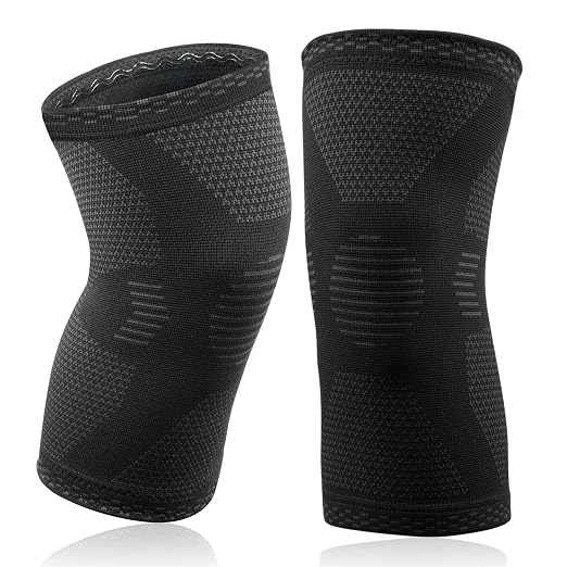 Kniebandage Vom Typ X, Größe M, Atmungsaktive, In Vier Richtungen Elastische Nylon-kompressionsbandage Mit Anti-rutsch-design, Geeignet Zum Laufen.