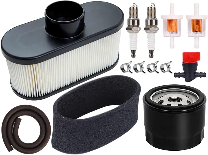 Das Wartungskit Hoodell Fr691v Eignet Sich Für Die Rasenmäher Kawasaki Fr651v Fr730v Fs481v Fs541v Fs600v Fs730v Und Kann Die Ölfilter 49065-7007 Und 11013-7047 Ersetzen.