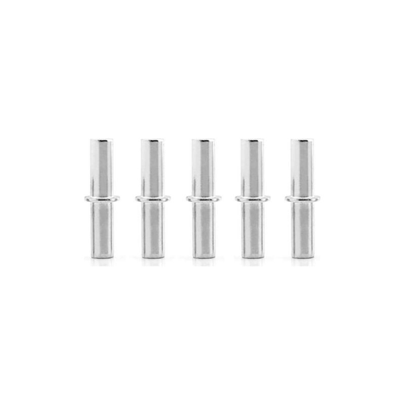 Paar Lntyq 100 Stück Vernickelte Ø5 Mm Regalstifte, Metall-regalstützdübel, Regalstützstifte Für Küchenschränke M5 X 25 Mm