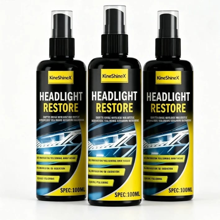 3er-packung (je 100 Ml) Scheinwerfer-reparaturspray, Entferner Von Scheinwerfervergilbung, Oxidation Und Kratzern, Polier- Und Restaurierungsmittel.