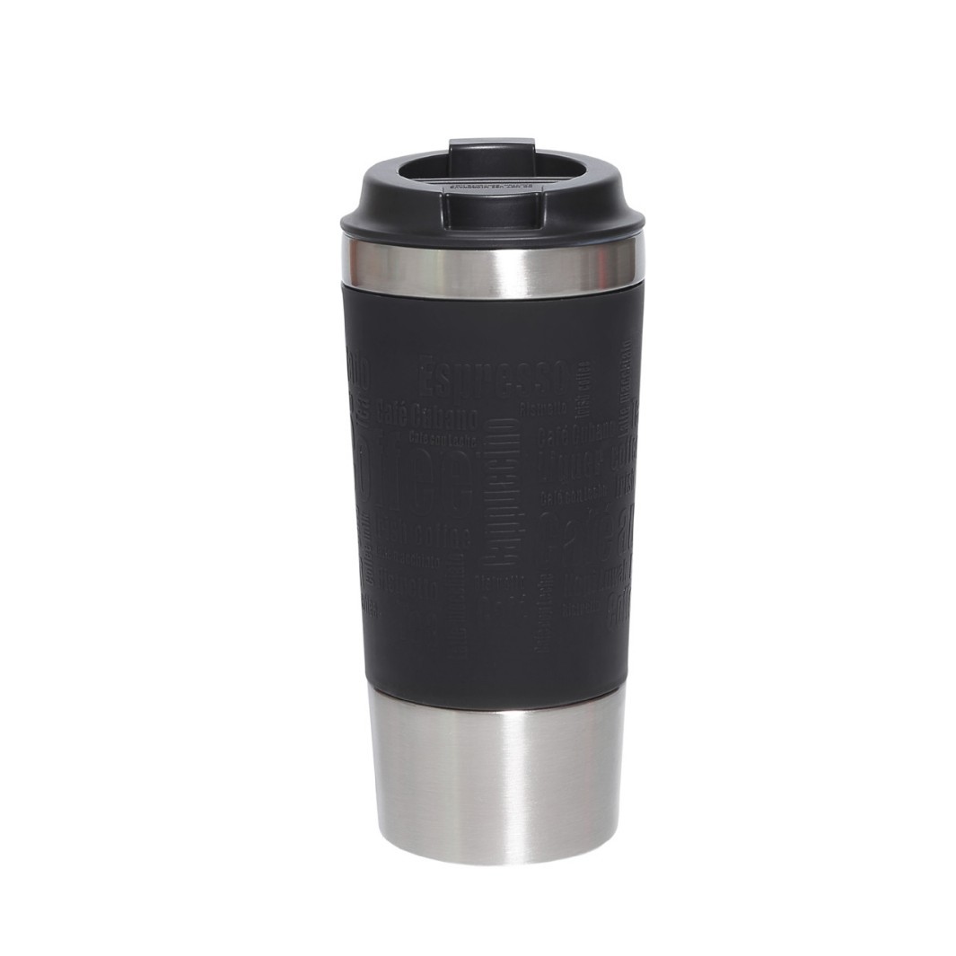 Doppelwandiger Edelstahl-reisebecher, Auslaufsicherer Isolierter Kaffeebecher, Geschäftstauglicher, Auslaufsicherer Isolierbecher Mit Klappdeckel, Unisex.