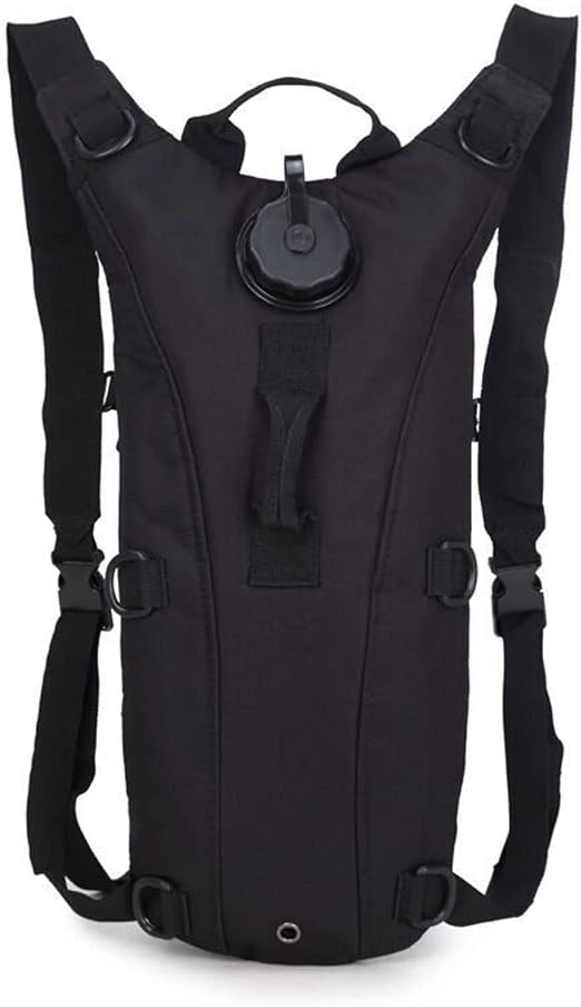 Outdoor Gear 3l Trinkrucksack Taktischer Trinkrucksack Fahrradrucksack Sportrucksack Laufen Wandern Bergsteigen Reiserucksack (schwarz)