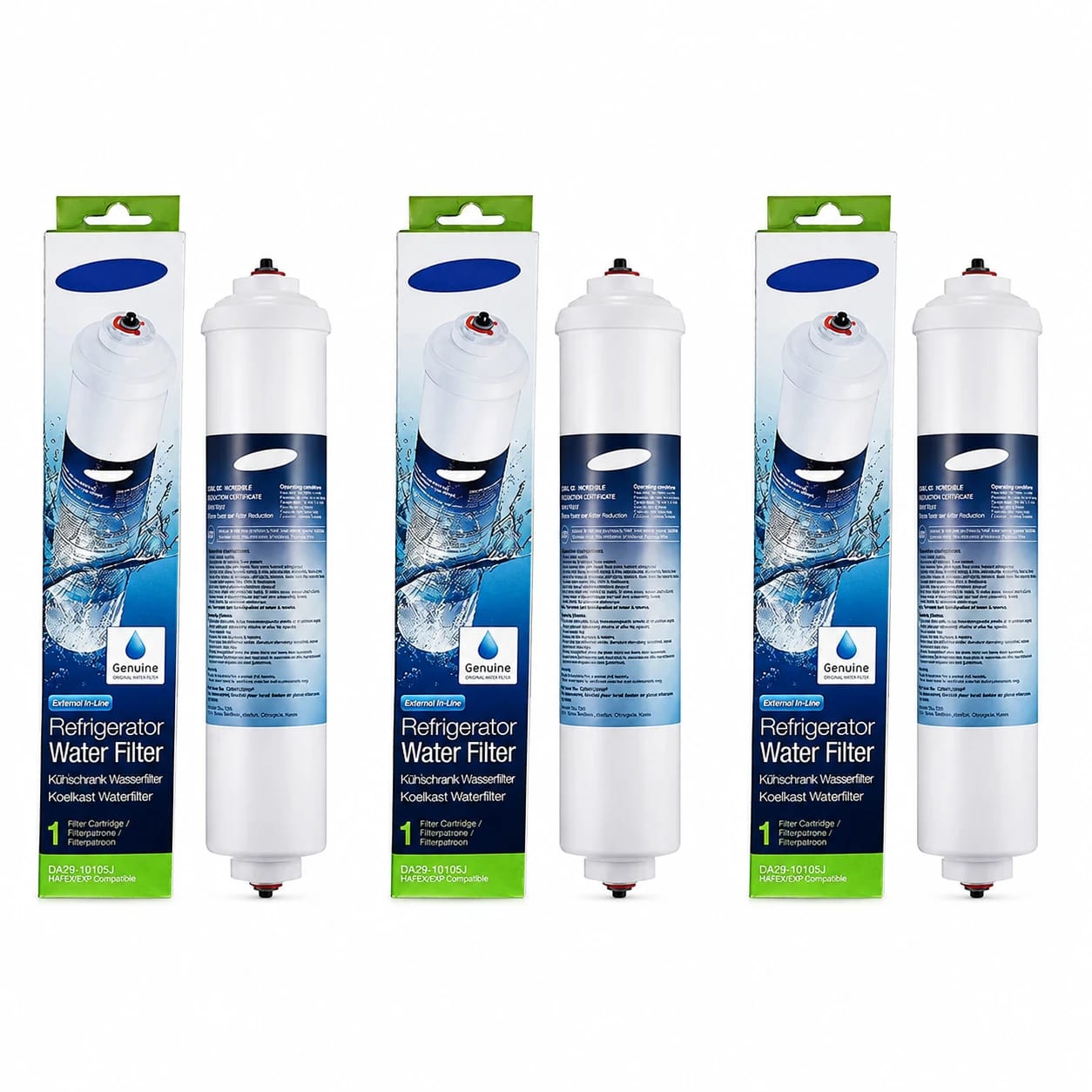 Kompatible 3er-pack Wasserfilter (pa) Für Samsung Da29-10105j, Hafex / Exp Wsf-100, Da99 02131b, Ef9603 Und Haier/lg Kühlschränke.