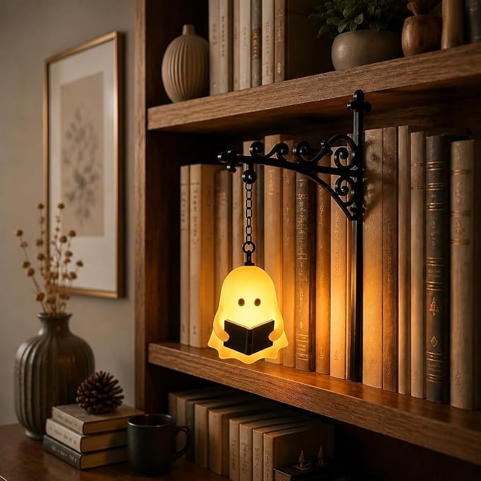 3-teiliges Retro-led-nachtlicht-set Für Bibliotheken, Tischlampe Aus Metall Für Bücherregale, Dekorative Leseecke, Geeignet Für Zuhause, Studio Und Zimmerdekoration