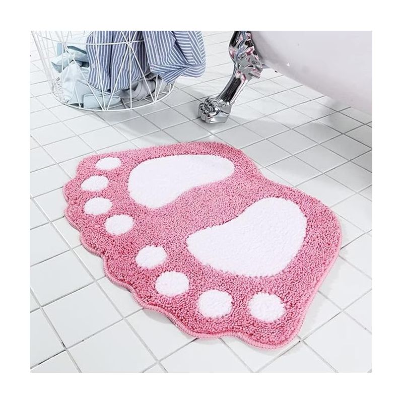 Saugfähige Und Rutschfeste Badematten Aus Weicher Mikrofaser, Maschinenwaschbar, Für Badezimmer, Badewanne Und Dusche (rosa, 40 X 60 Cm)