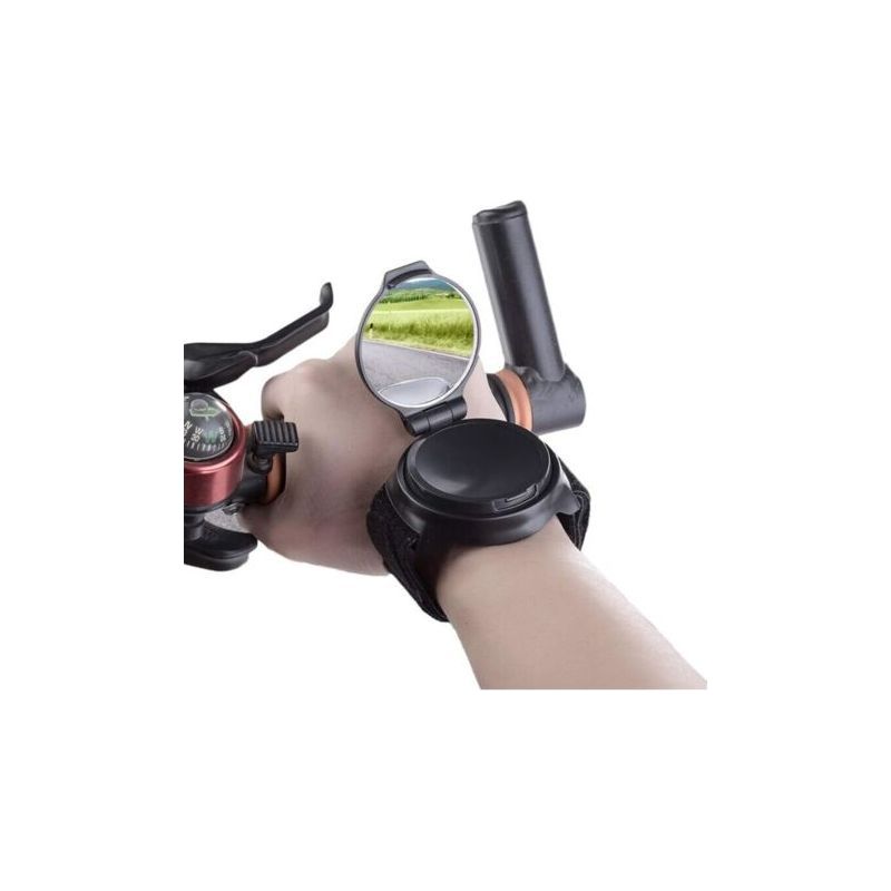Paar Lntyq Fahrradspiegel Für Fahrräder, Fahrradzubehör, 360° Verstellbar, Für Motorradlenker, Reflektor, Armband, Handgelenkschutz Für Erwachsene Und Kinder, Geschenk