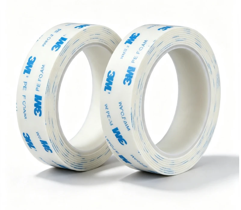 Zwei Rollen 3m 1600t Pe-schaum-doppelklebeband, Wasserfest Und Stark, Geeignet Für Den Innen- Und Außenbereich, Zum Aufkleben Von Gemälden Und Gegenständen, 19 Mm X 3 M.