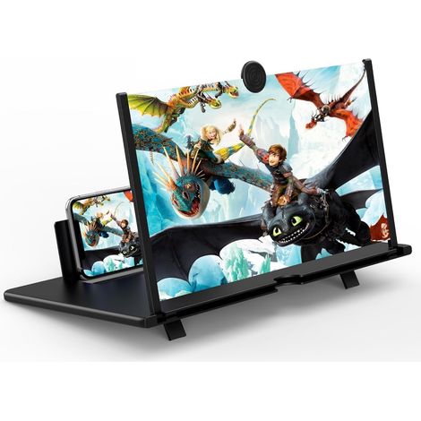 Bildschirmlupe, 16 Zoll, Acryllinse, 3-5-fache Vergrößerung, Abs, Für Smartphones