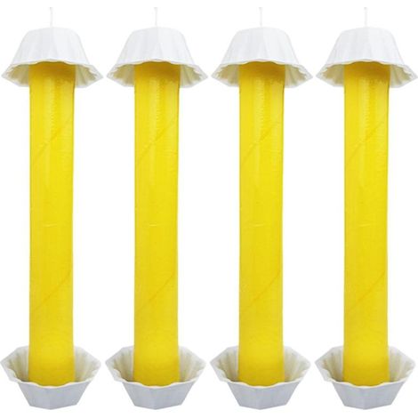 4er-pack Fliegenpapier – Selbstklebend – Umweltfreundlich – Ungiftig – Fliegenabwehrmittel