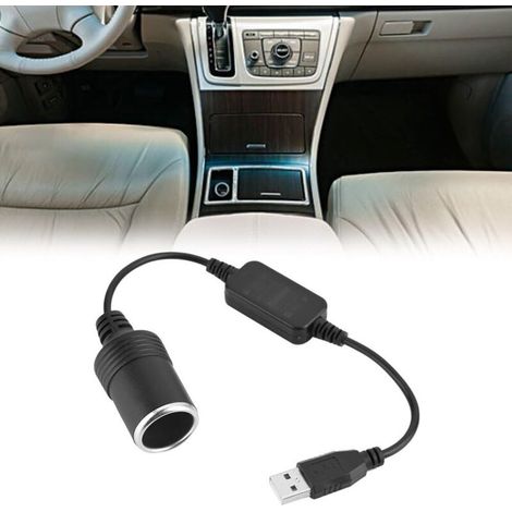 Zigarettenanzünderstecker Fürs Auto – Usb-auf-12-v-anschluss, Hochleistungs-zigarettenanzünderstecker-adapterkabel (weiblich)
