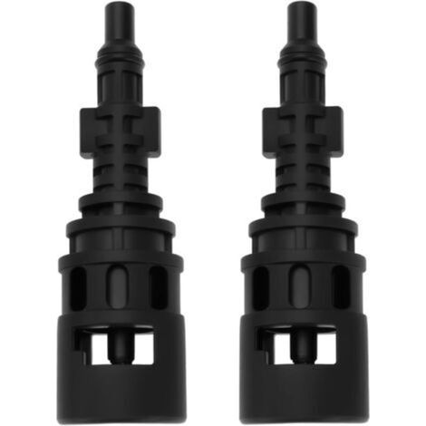 2-teiliger Umrüstadapter Für Hochdruckreiniger-kupplungsanschluss, Kompatibel Mit Kärcher Und Lavor Parkside 124 X 24,5 Mm, Schwarz