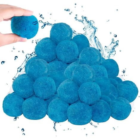 1,5 Pfund Poolfilterbälle, Umweltfreundlicher Sand Für Sandfilter, Wiederverwendbare Bälle Für Private Pools