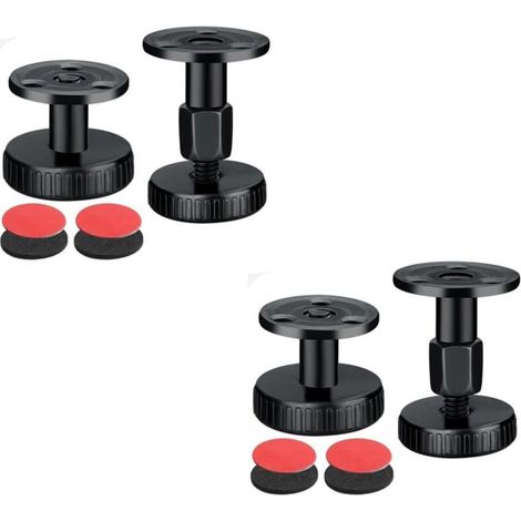 4-teiliger Verstellbarer Bettkeil, Teleskopische Anti-wackel-stütze, Stabilisator Für Betten Und Wandmontierte Möbel (30-68 Mm)