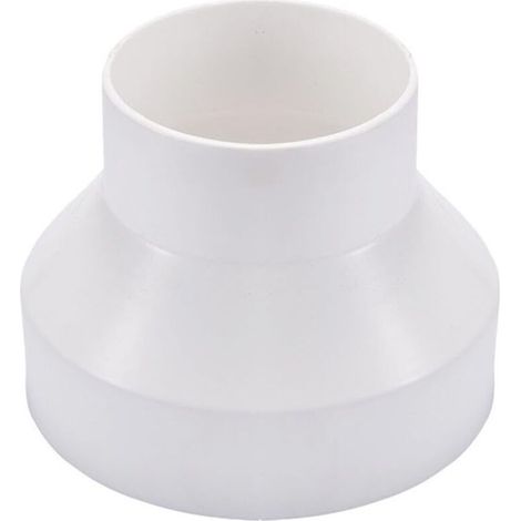 1 Stück Reduzierstück Für Lüftungskanäle, 100 Mm Auf 150 Mm, Pvc/abs-lüftungsformstück, Für Küchen-, Badezimmer- Und Wäschetrockner-abluftventilatoren