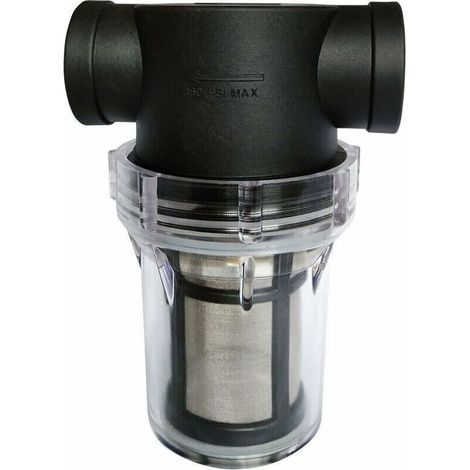 1 X 3/4"-wasserpumpenfilter, 100-mesh-edelstahlsieb, Inline-filter Für Die Gartenbewässerung