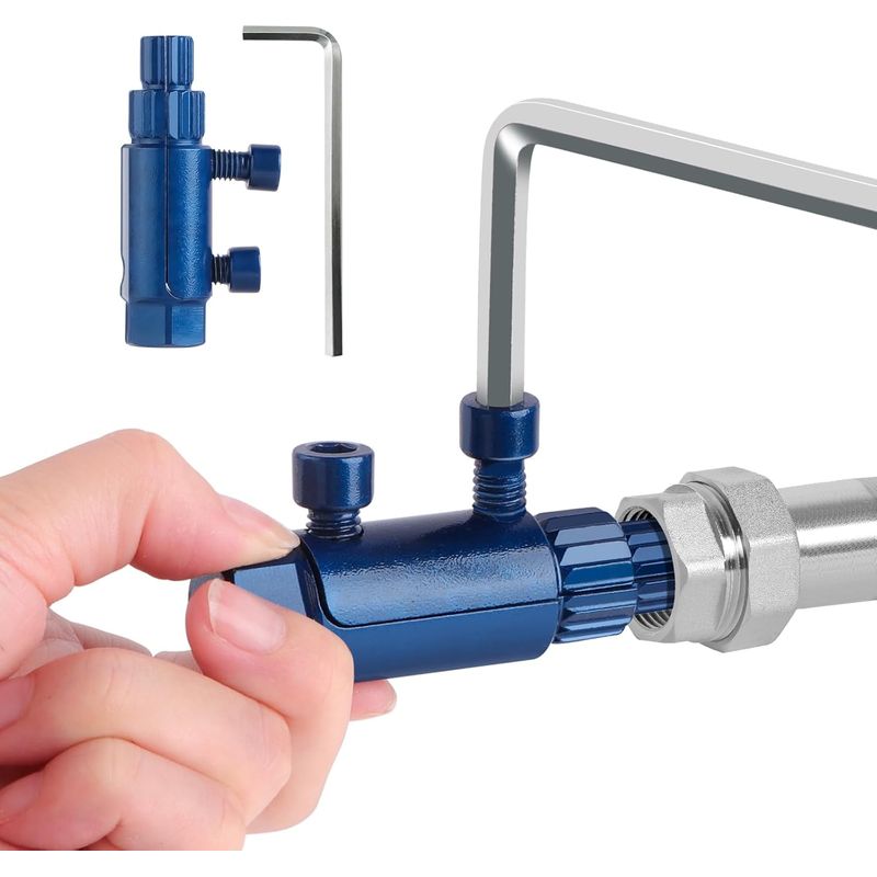 Werkzeug Zum Entfernen Von Abgebrochenen Rohr- Und Ventilgewinden – Armaturen-demontageset Für 1/2", 3/4" Und 1" Rohre, Entfernt Schrauben Und Beschädigte Bolzen, Blau