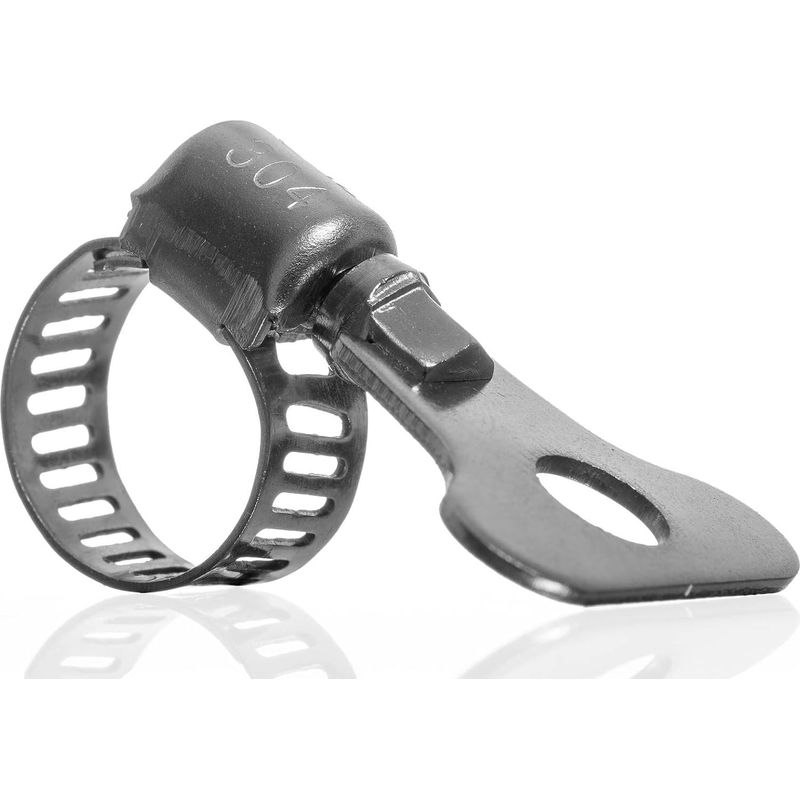 30 Stück, Schlauchschelle, Verstellbare Schlauchschelle Aus Edelstahl 304, Schlauchschelle Mit Schmetterlingsverschluss Und Schneckenantrieb Zur Befestigung Von Gas-/kraftstoffleitungen, 8–12 Mm