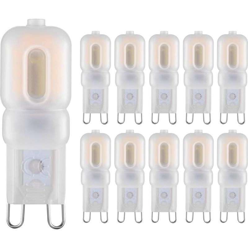 G9 Led-lampe, 3 W (entspricht 20–25 W Halogenlampe), 10er-pack, T4 G9, 220 V, G9-sockel, Warmweiß (3000 K)