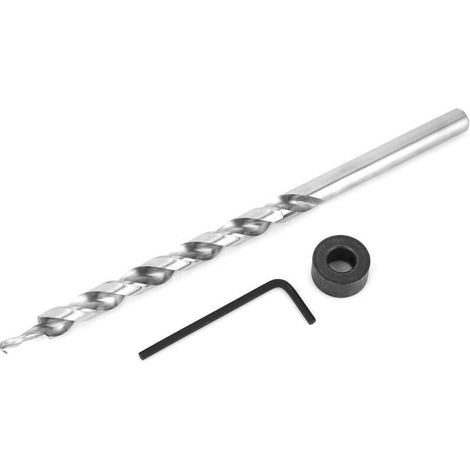 9-mm-taschenlochbohrset Mit Bohrschablone Und Schraubenschlüssel, Spiralbohrer Für Heimwerkerarbeiten In Holz, Metall Und Kunststoff