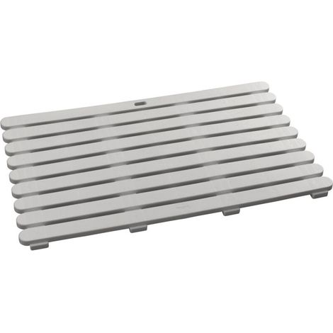 Beige, Rutschfeste Duschmatte 80 X 50 Cm – Pvc-gitter Für Den Innen- Und Außenbereich – Schneller Wasserablauf – Badezimmeraccessoire