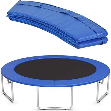 Sicherheitsmatte Für 366 Cm Trampolin – Uv-beständig Und Schimmelhemmend – Einfache Montage Mit Elastischen Gurten