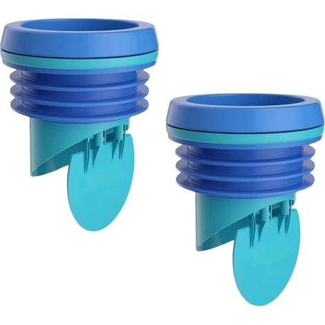 2 Wc-dichtungen, Geruchsdicht, Rückschlagventil, Pvc, Für 100–110 Mm Rohre, Badezimmer