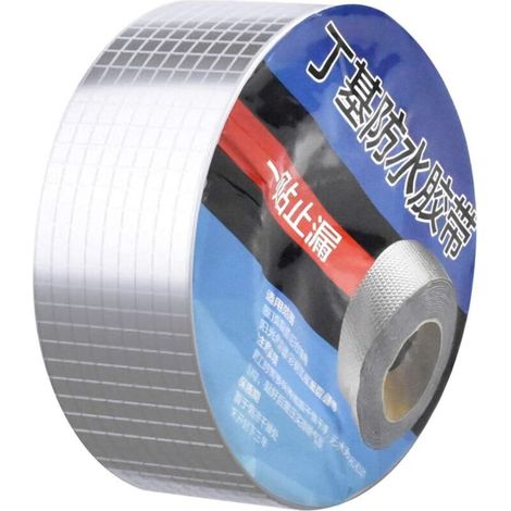 Butylband 50 Mm X 5 M – Wasserdichter Butylkautschukkleber – Beständig Gegen Feuchtigkeit Und Temperaturen Bis 80 °c – Dach- Und Fugenreparatur – 50 Mm X 5 M