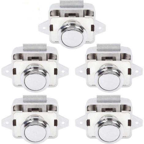 Türdrücker Für Möbel – Zinklegierung Und Abs – Für Wohnmobile Und Wohnwagen – Durchmesser 26 Mm – 5er-pack