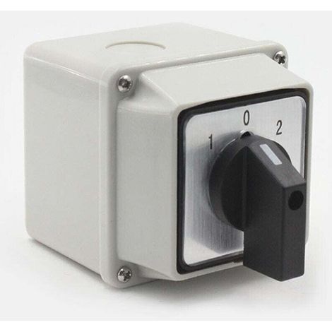 Universeller Drehschalter 220 V, 8 Anschlüsse, 3 Positionen, Wendeschalter Mit Hauptschalter