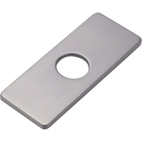 1-teilige Spülbeckenlochplatte, Armaturenrosette Aus Gebürstetem Edelstahl, Lochabdeckung Für Spüle Und Küche