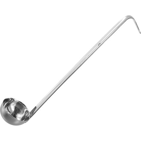 1 Schöpfkelle, Edelstahl, Langer Griff, 180 Ml, Rostbeständig, Für Die Küche