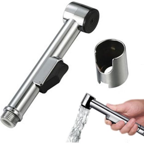 1 Handbrausekopf, Robustes Abs, 150 Cm Schlauch, Wandhalterung, Verstellbar, Für Bidet, Toilette Und Haustiernutzung