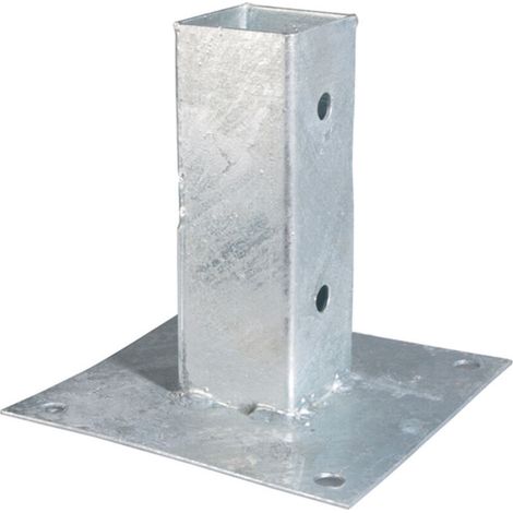 Gah – Schraubanker Mit Feuerverzinkter Oberfläche Für 61 X 61 Mm Vierkant-holzpfosten
