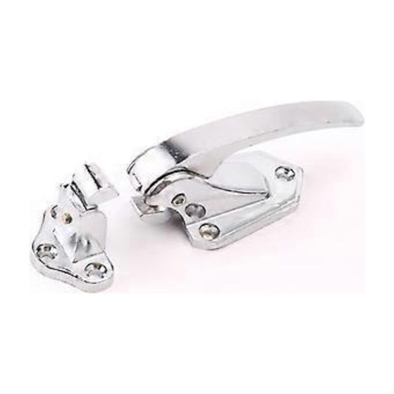 Robuste, Federbelastete Türgriffe Aus Metall Mit Verriegelungssystem, Geeignet Für Gefrierschränke, Backöfen Und Kühlschränke (silber).