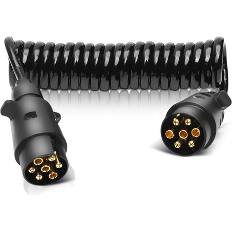 7-poliges Anhängerverlängerungskabel, 2 M, Universalkabel Für Anhänger/fahrzeuge/wohnwagen