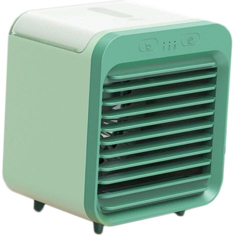 Tragbare, Kabellose Klimaanlage, 3 Betriebsmodi Und Lüftergeschwindigkeiten, Mit 200-ml-wassertank, Geeignet Für Haustiere (grün)