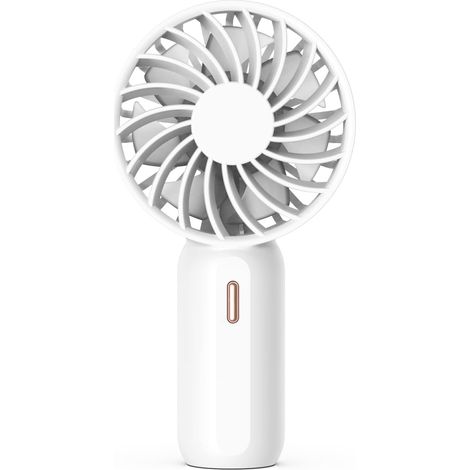 Mini-tragventilator Mit 3 Einstellbaren Geschwindigkeitsstufen, Wiederaufladbarem Akku, Netzkabel, Leiser Usb-ventilator Für Zuhause Und Büro