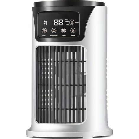 Tragbare Klimaanlage, Luftbefeuchter, Kühler, 3-in-1-funktion, 6 Windstufen, Ein Muss Für Büro Und Zuhause, Usb