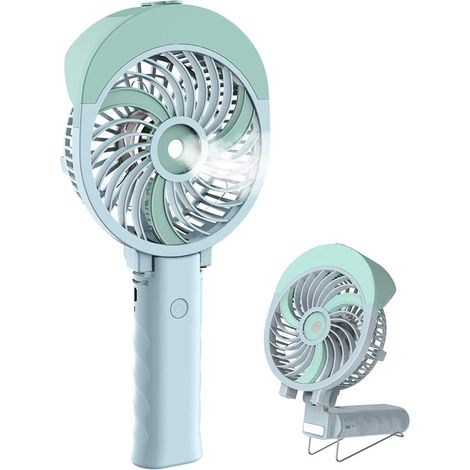 Tragbarer Sprühventilator, Mini-taschenventilator, Faltbar, Usb-aufladbar, Tragbarer Kühler, Ideal Für Reisen, Camping Und