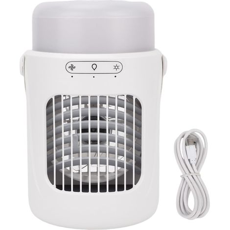 Tragbarer, Kabelloser Usb-luftkühler Mit 10-liter-wassertank, 1000-mah-akku Und 600-ml-doppelakku