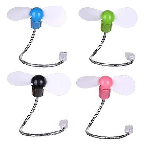 Mini-usb-ventilator (4er-pack), Tragbar Und Flexibel, Für Desktop-computer Oder Pc.