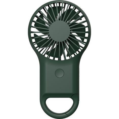 Mini-ventilator, Tragbar, Per Usb Aufladbar, Mit Haken, Klein Und Leise, Mit Hübscher 7-farben-beleuchtung Und 3 Einstellbaren Geschwindigkeitsstufen. Ideal