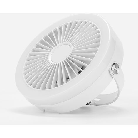 Leiser Ventilator Mit 3-in-1-led-beleuchtung, Usb-tischventilator Mit Fernbedienung. Dieser Zeltventilator Eignet Sich Für Schlafzimmer, Büro Usw.