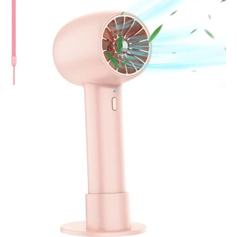 Mini-ventilator, Tragbar, 2000-mah-akku, Usb-anschluss, Abnehmbarer Standfuß, Kleiner Tragbarer Ventilator Für Frauen, Kinder Und Mädchen