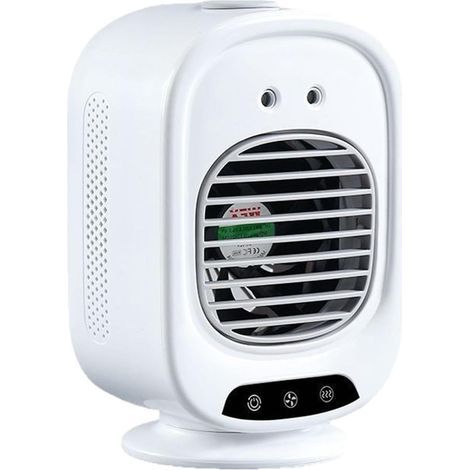Tragbare Klimaanlage, 3-stufiger Ventilator, 280-ml-luftbefeuchter, Nicht Rotierender Ventilator, Für Büro, Studentenwohnheim
