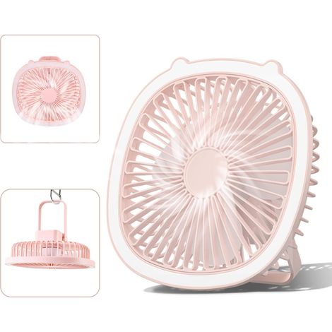 Mini-usb-ventilator In Pink Mit 3 Geschwindigkeitsstufen, Vielseitiger Mini-tischventilator Mit Ständer – Ideal Für Zuhause, Büro Und Den Außenbereich