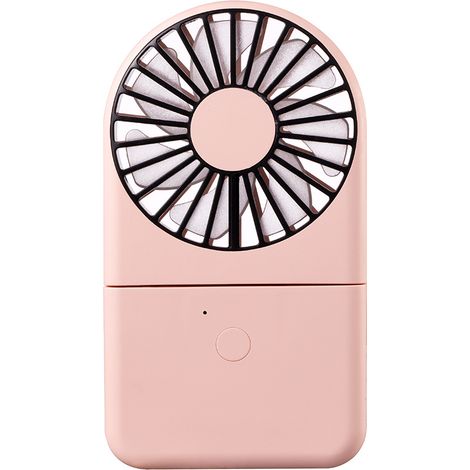 Tragbarer Rosa Sommerventilator, Hängeventilator, Mini-hängeventilator Mit Powerbank, Usb-wiederaufladbarer Tragbarer Ventilator