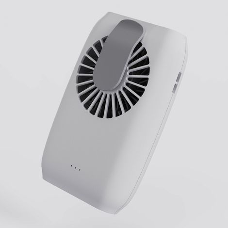 Mini-ventilator (weiß), Tragbarer Ventilator, Stilvoll Und Ästhetisch Ansprechend, Geeignet Für Outdoor-sportaktivitäten