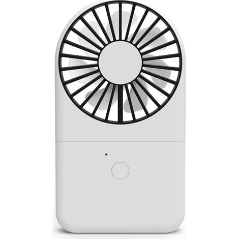 Weißer Tragbarer Sommerventilator, Hängeventilator, Mini-hängeventilator Mit Powerbank, Usb-wiederaufladbarer Tragbarer Ventilator