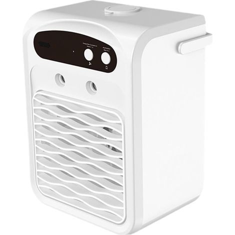 Multifunktionale Mini-klimaanlage Mit Sprühfunktion, Geeignet Für Den Einsatz Am Schreibtisch Und Im Freien, Weiß